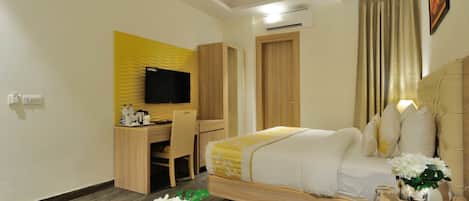 Egyptian cotton sheets, premium bedding, down duvets, memory-foam beds