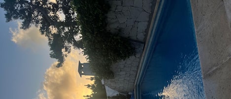 Seasonal outdoor pool