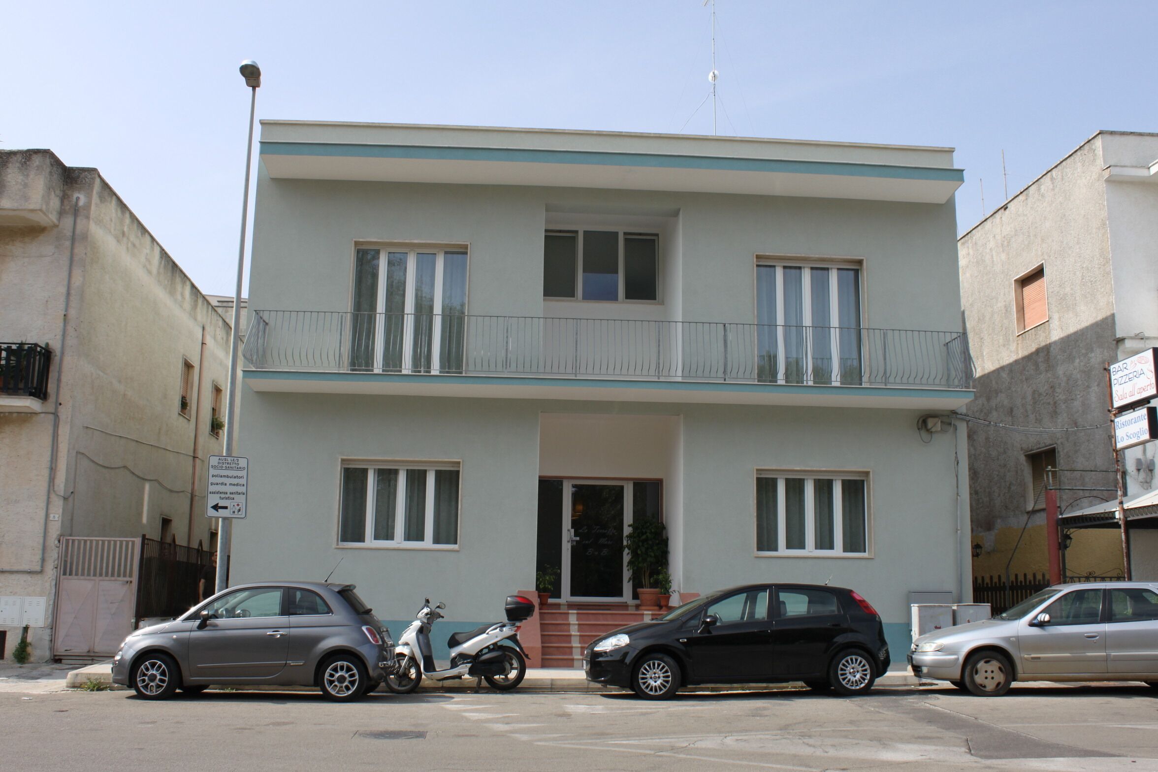 Fassade der Unterkunft