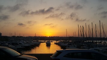 Blick von der Unterkunft