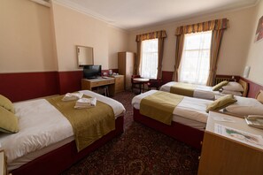 Family Room | Desk, iron/ironing board, bed sheets - Bournemouth Sands Hotel (Bournemouth)