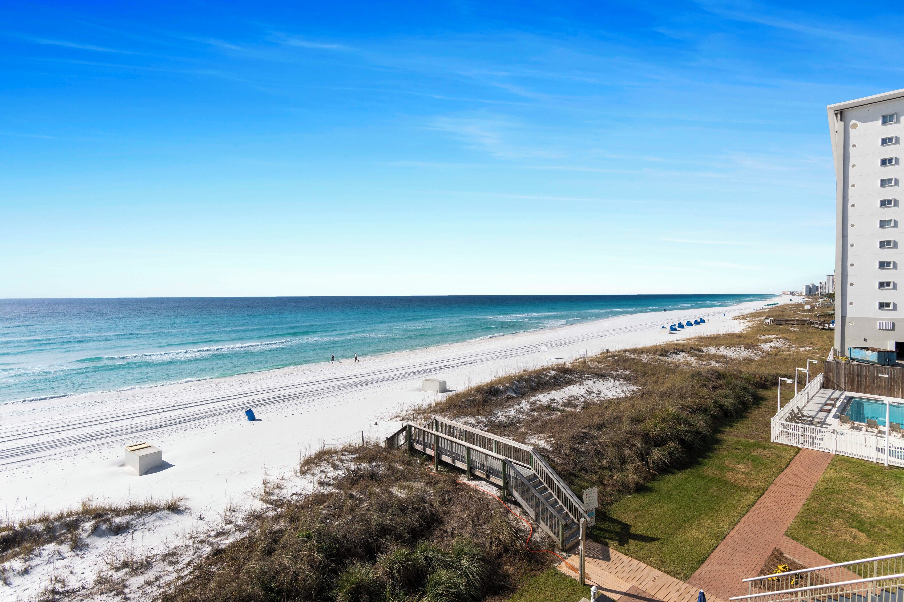 Accommodatie ligt op het strand