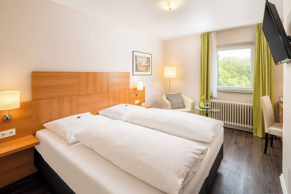 Double Room | Minibar, desk, iron/ironing board (on request), WiFi (free)