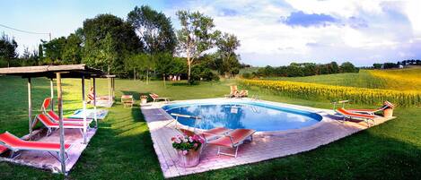 Seasonal outdoor pool