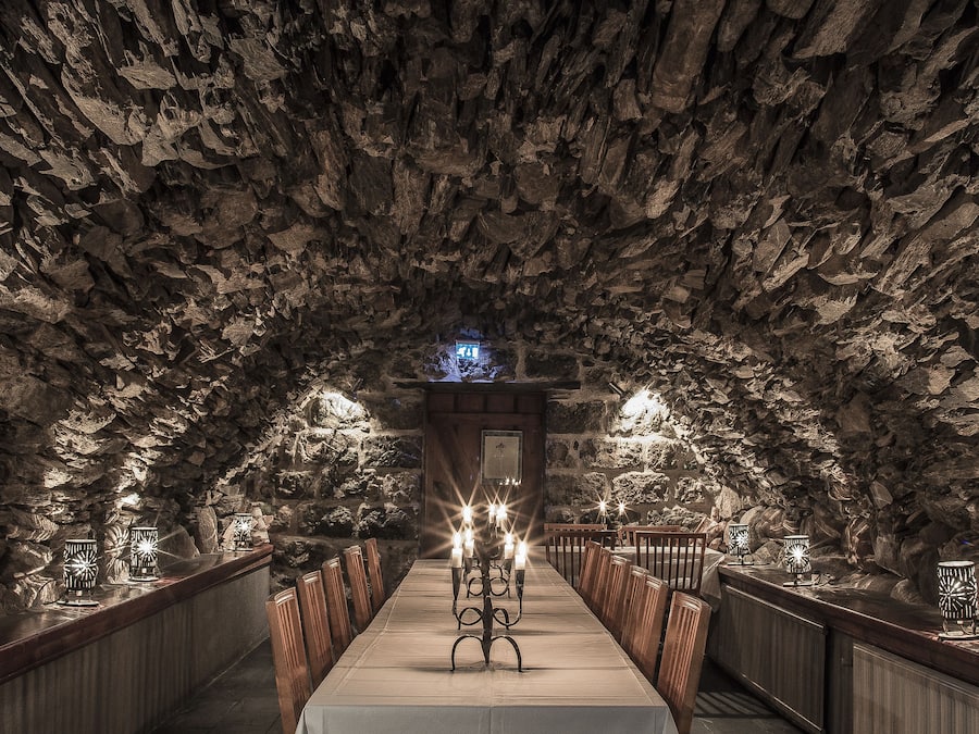 Serveert lunch en diner, Scandinavische gerechten