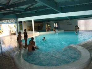Indoor pool, outdoor pool