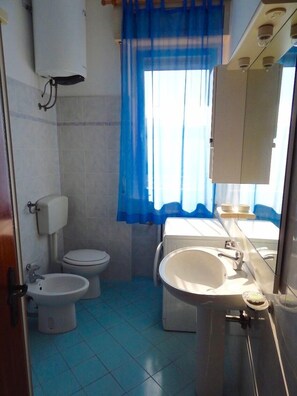 Apartment, 2 Schlafzimmer | Badezimmer | Dusche, Handtücher