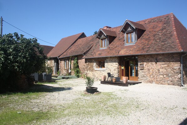 Blick von der Unterkunft