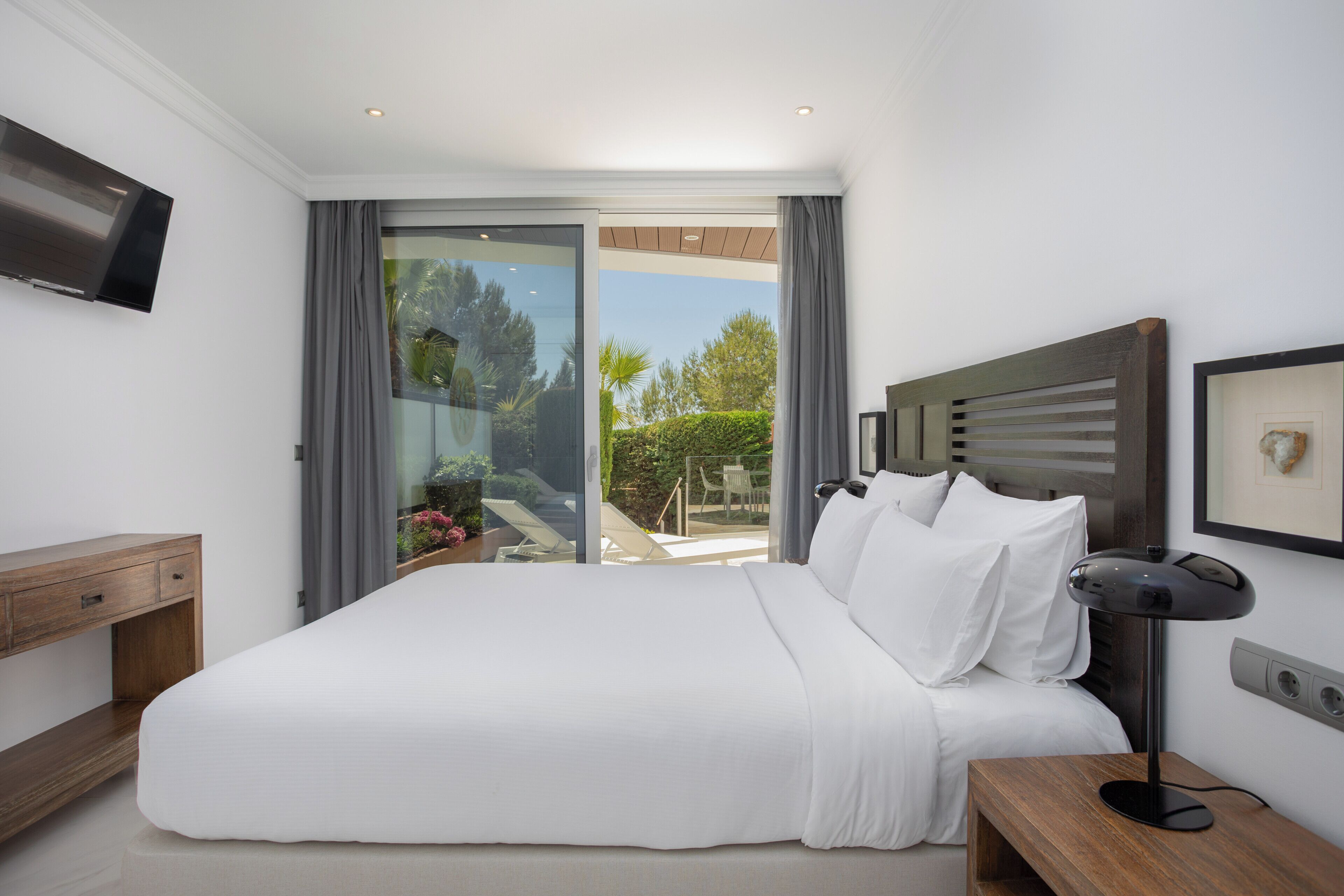 Appartement Confort, 2 chambres, vue jardin | Literie de qualité supérieure, coffres-forts dans les chambres