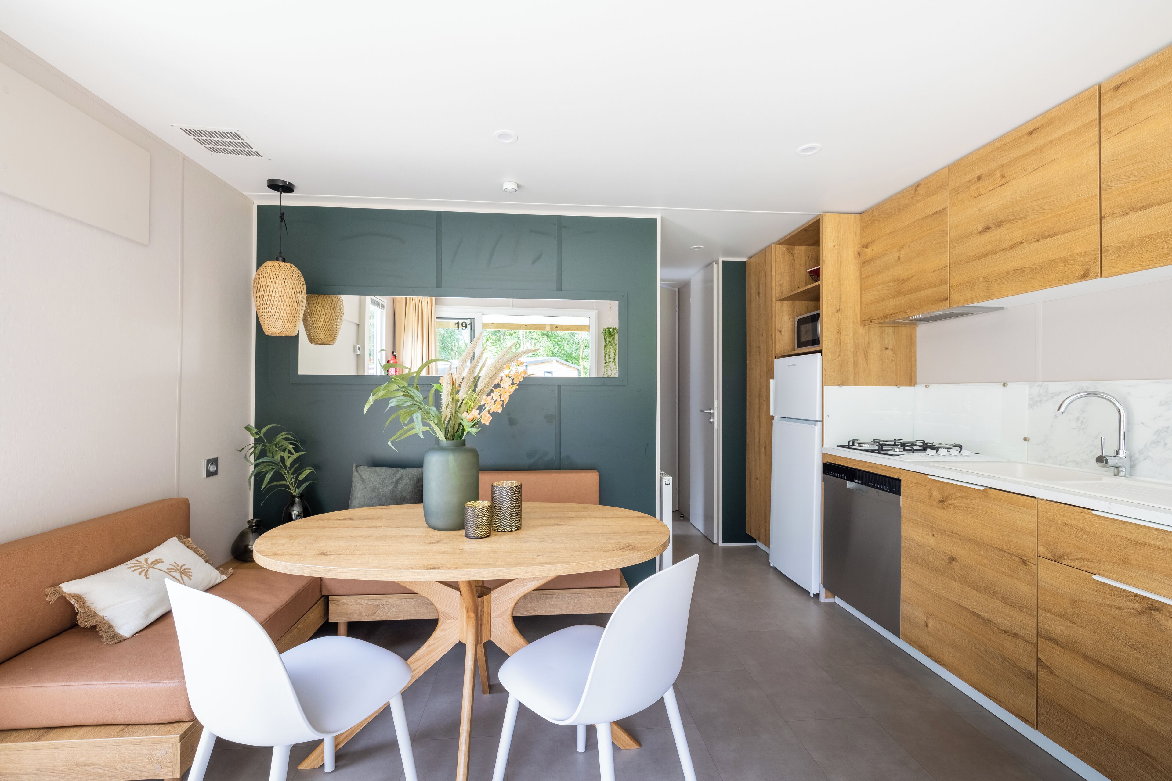 Casa rodante (Pecheur) | Área de sala de estar | Tenis de mesa 