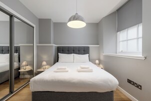 Classic Apartment, 1 Bedroom | 1 bedroom, in-room safe, desk, iron/ironing board