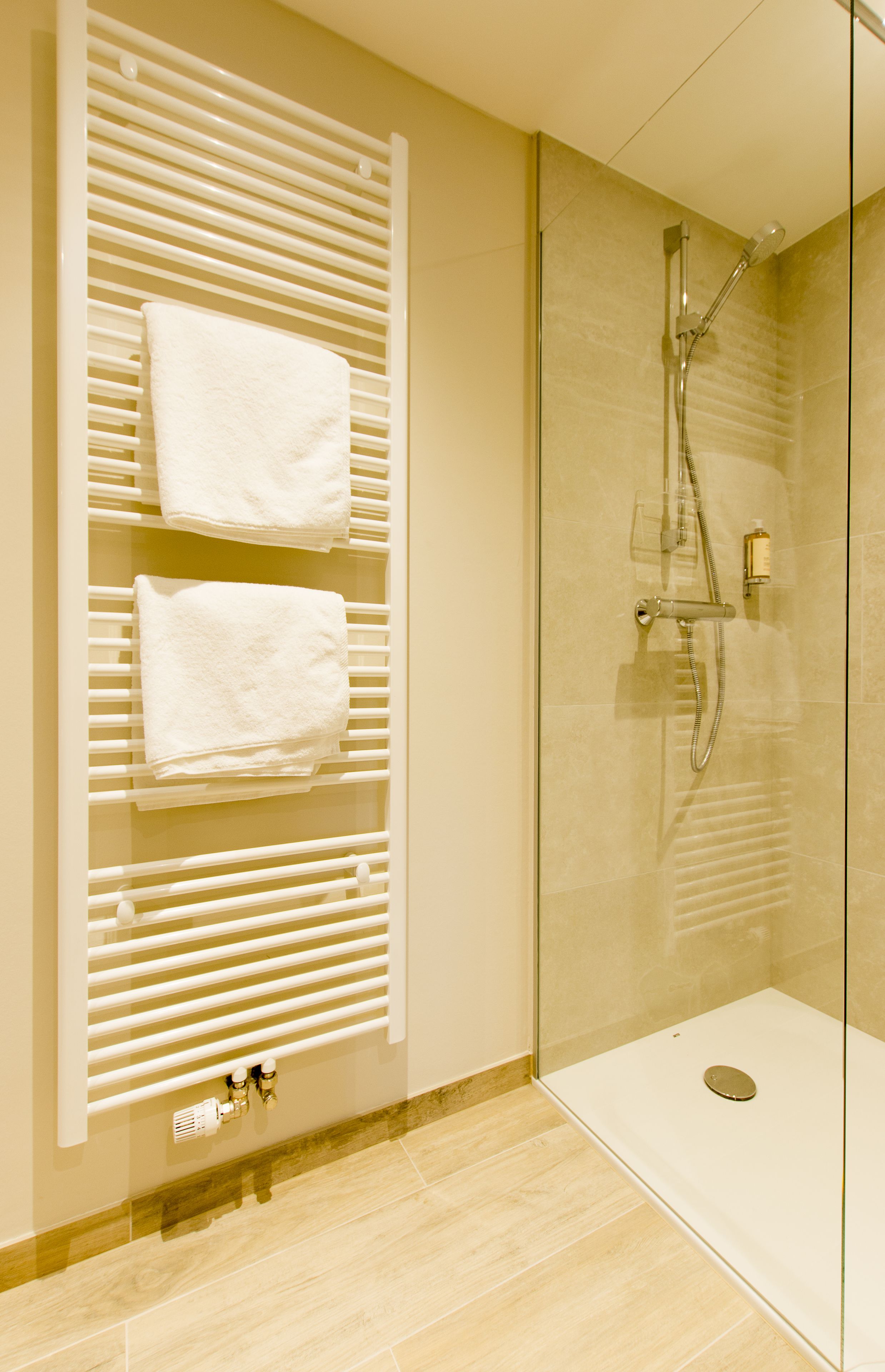 Dusche im Bad