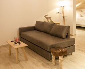 Departamento, chimenea | Sala de estar | Televisión de pantalla plana y Netflix 