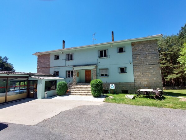 Façade de l’hébergement