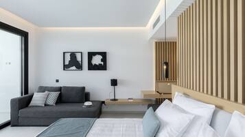 1 slaapkamer, hypoallergeen beddengoed, een minibar