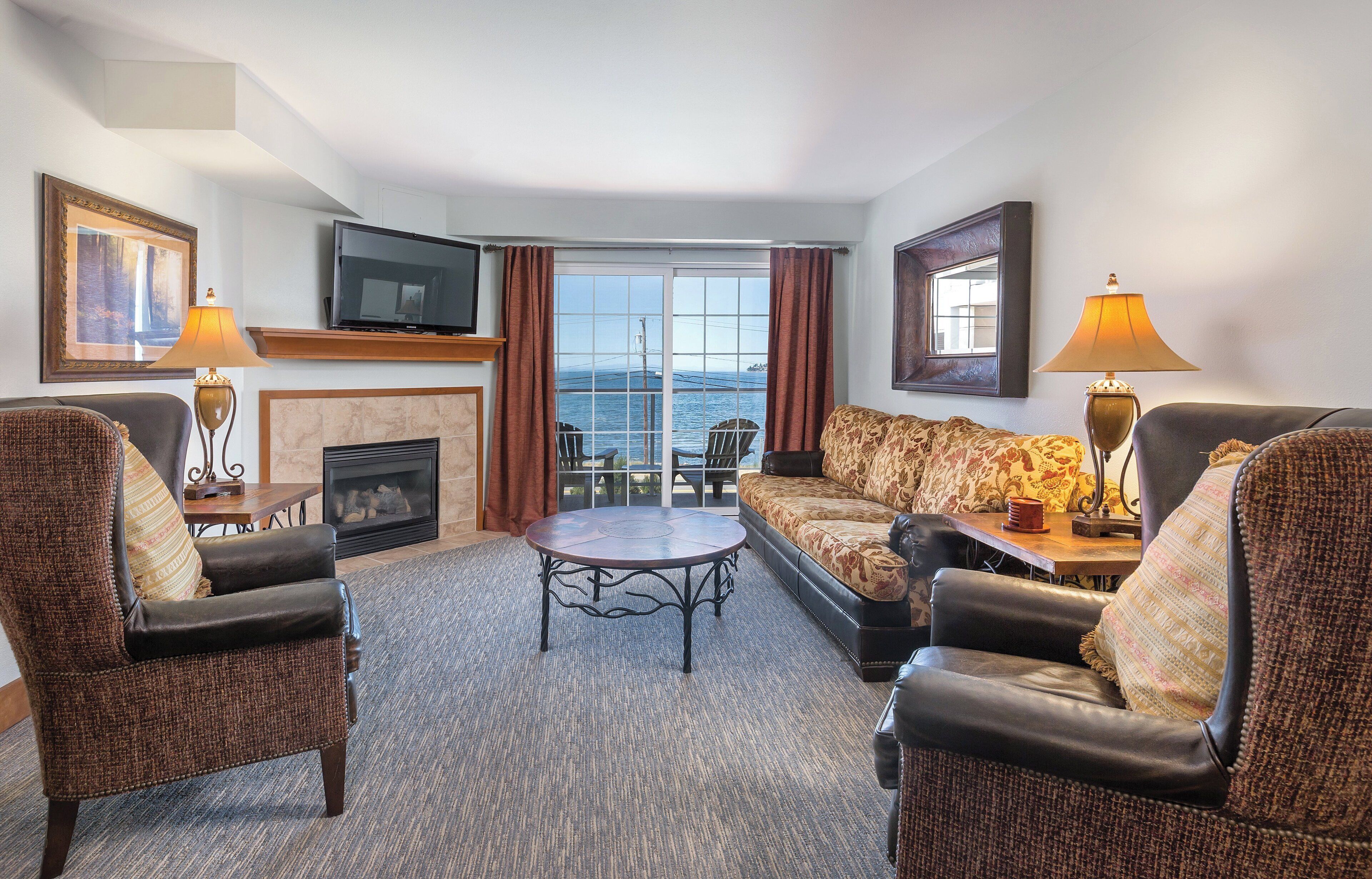 ทีวี, เตาผิง