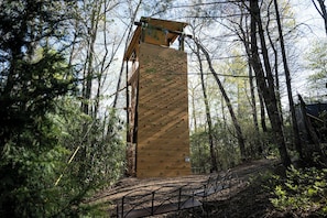 Outdoor rock climbing