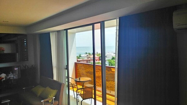 Studio Apartment with Sea View | Terrasse/Patio