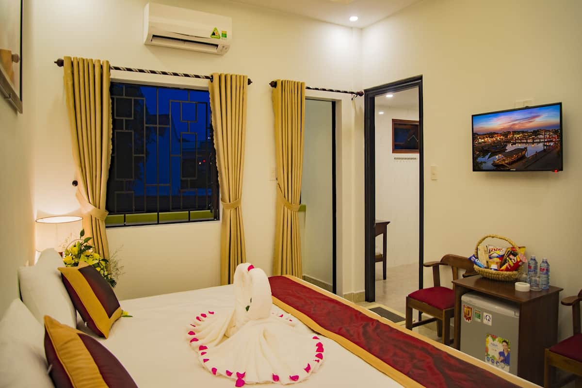 5 habitaciones, colchones con pillow-top, minibar y escritorio