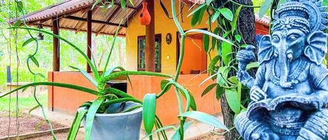 Majoituspaikan julkisivu