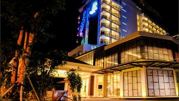 Façana frontal de l'allotjament