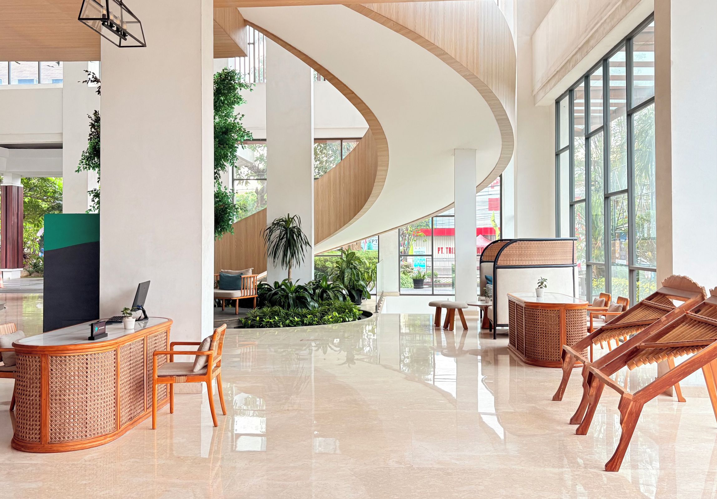 Sala de estar en el lobby