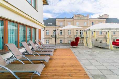 Terraza o patio. Revelton Studios Frantiskovy Lazne
