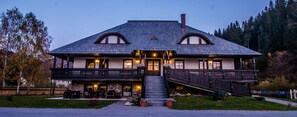 Front of property – evening/night