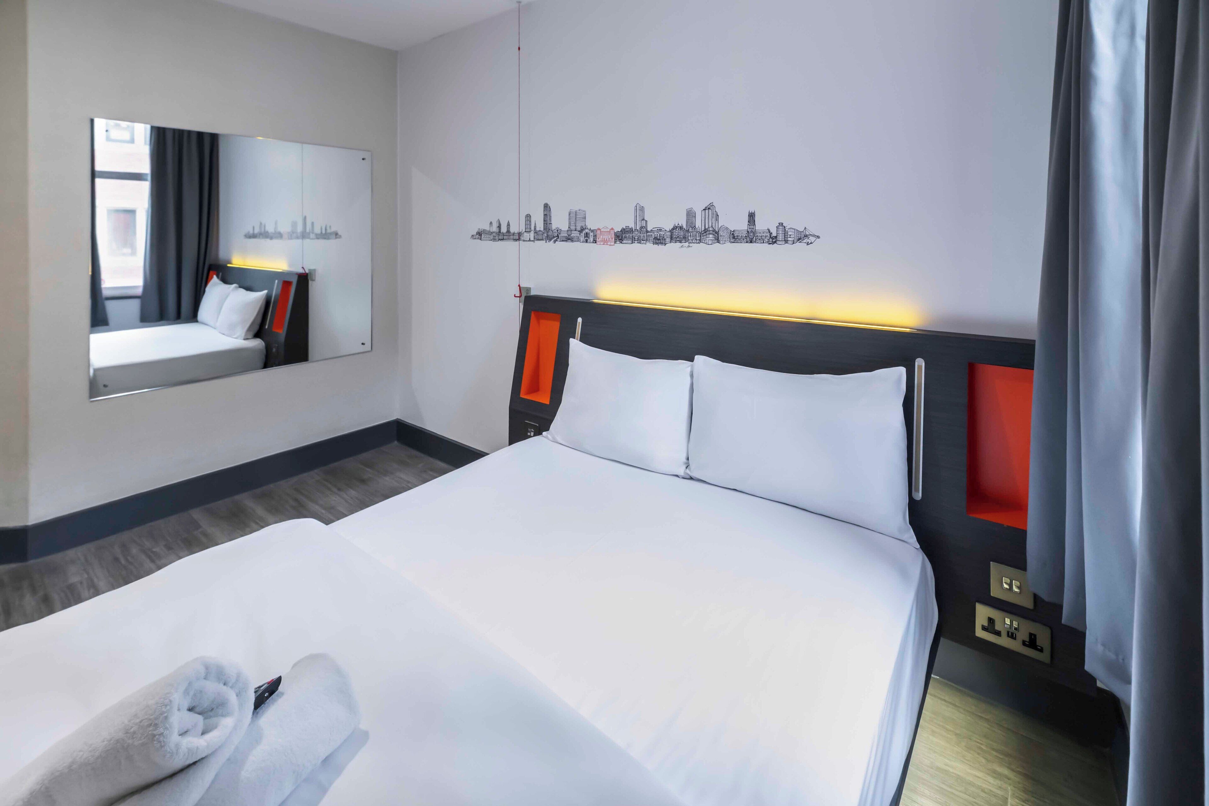 Memory foam beds, soundproofing, iron/ironing board, free WiFi