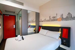 Standard Double Room, 1 Double Bed | Memory foam beds, soundproofing, iron/ironing board, free WiFi - easyHotel Birmingham (Birmingham)