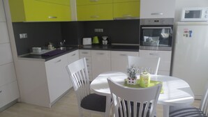 Spiseområde på rommet