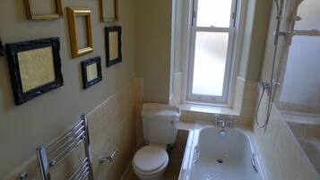 Free toiletries, hair dryer, bathrobes, slippers