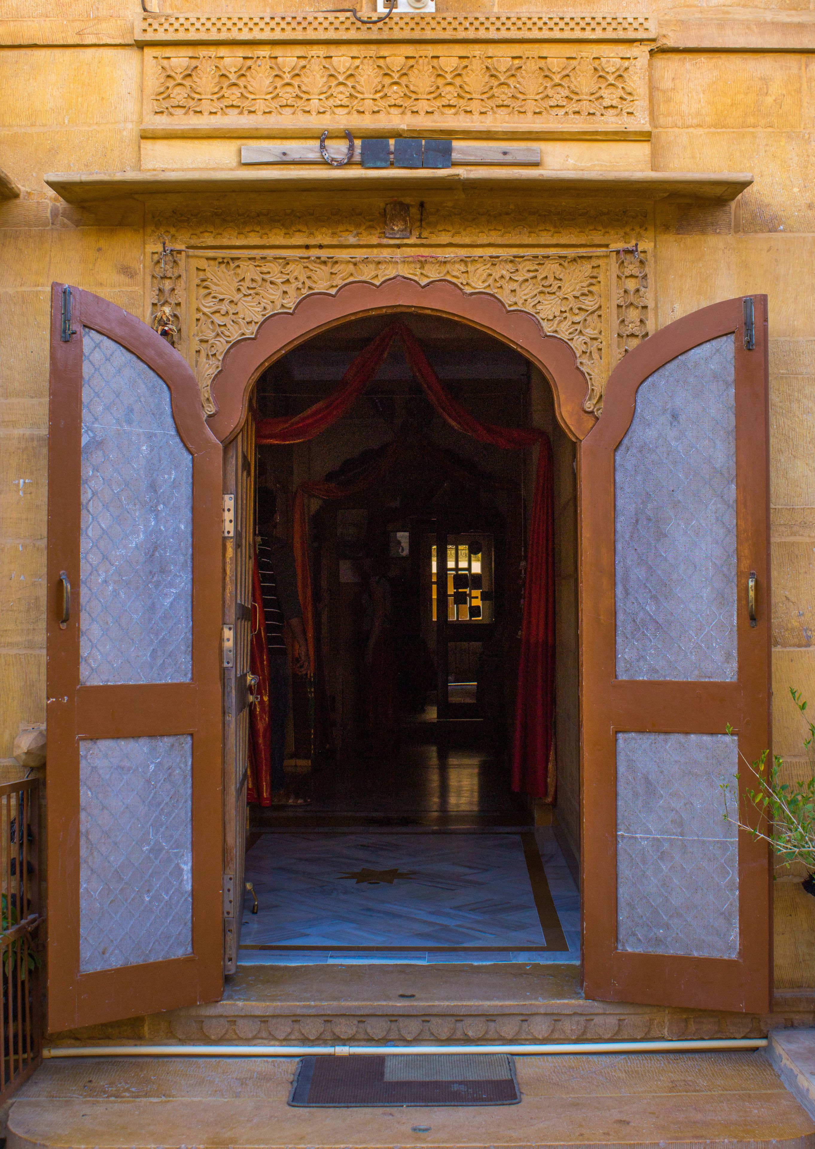 Entrada al alojamiento