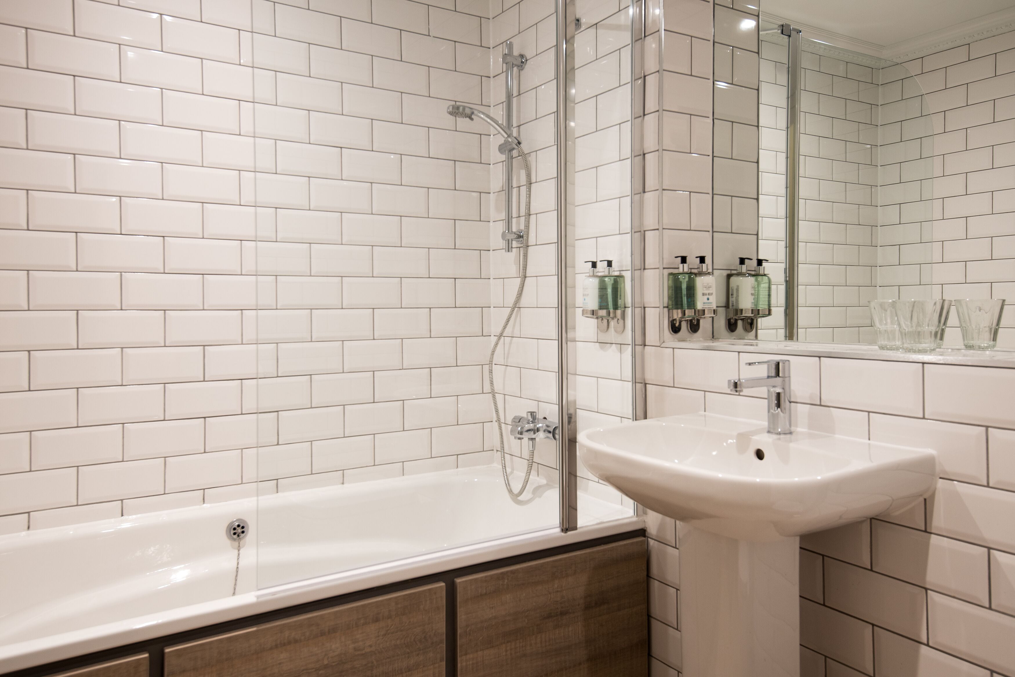 classic double or twin room with sofa bed | bathroom | shower, free toiletries, hair dryer, towels