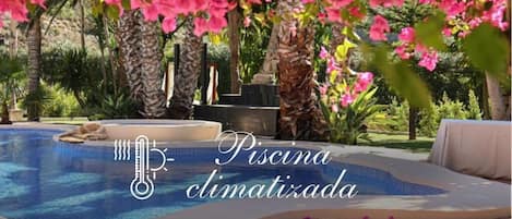 Alberca al aire libre, acceso de 09:00 a 22:00, y camastros
