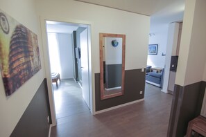 Comfort Apartment, 1 Bedroom | Living area | Flat-screen TV - Holiday at Alexanderplatz Apartments (Berlin)