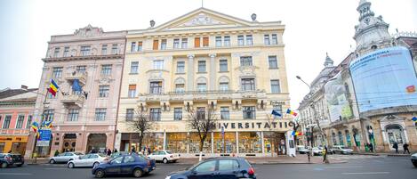 Overnatningsstedets facade