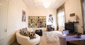 Apartment, 2 Bedrooms | Living room | Flat-screen TV - Red Hotel Downtown Unirii (Cluj-Napoca)