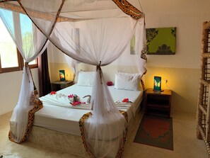 Apartamento, 1 quarto | Roupas de cama de algodão egípcio, individualmente decorados