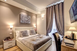 Deluxe Double Room, 1 Queen Bed | View from room - Chester Suites (Rome)