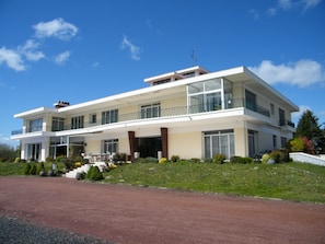 Overnatningsstedets facade
