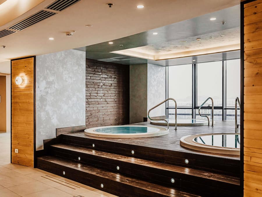Een Turks bad/hammam, massagebehandelingen