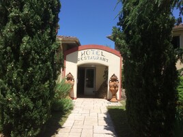 Entrada al alojamiento