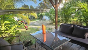 Bungalow Comfort, 1 Tempat Tidur Double, teras, area taman | Teras/patio