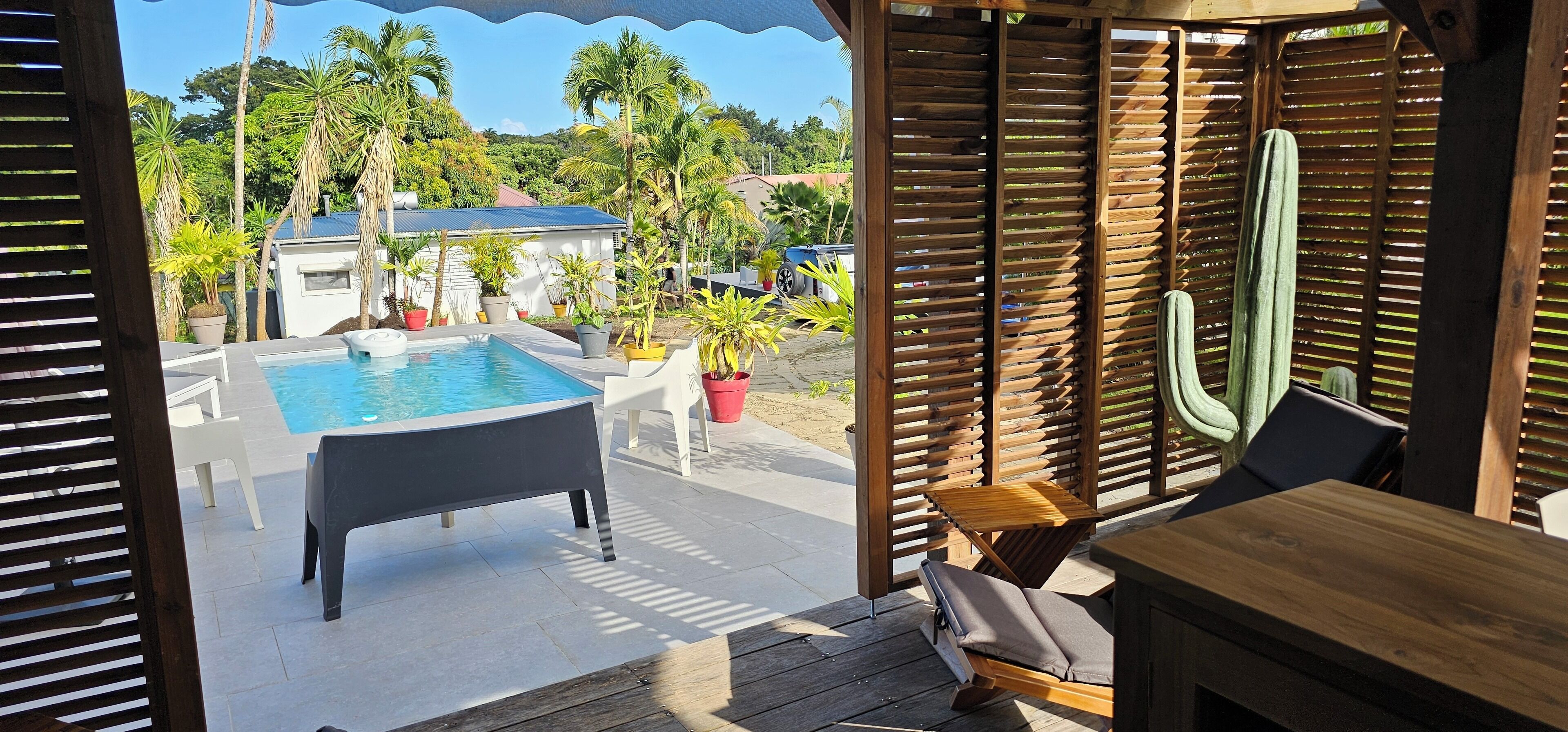 Bungalow Elite, 1 Tempat Tidur Queen, teras, area taman | Teras/patio