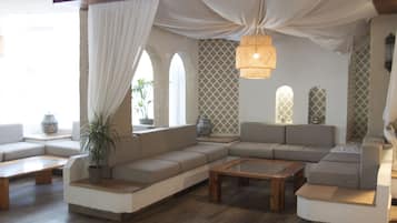 Sala de estar en el lobby