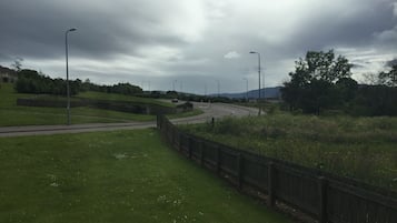 Blick von der Unterkunft