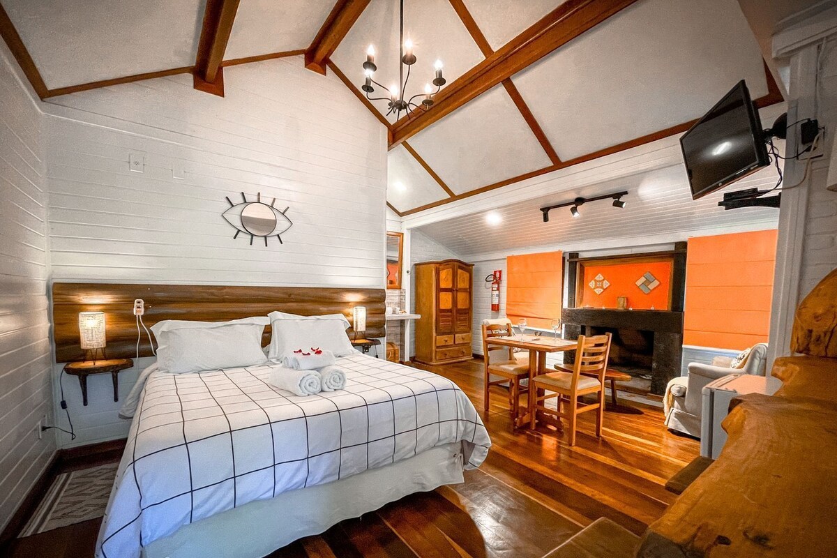 Superior Chalet | Premium bedding, minibar, desk, blackout curtains