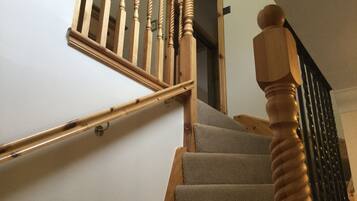 Flat-screen TV, DVD player