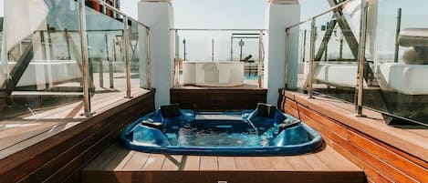 야외 스파 욕조